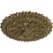 Ekena Millwork Lariah Medallion (Canopies up to 1 3/8"), 24 3/4"OD 1 3/8"ID x 3 1/4"P, Mississippi Mud Crackle CM24LAMMC - alternate 4